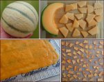 Dehydrating Cantaloupe & Cantaloupe Fruit Leather