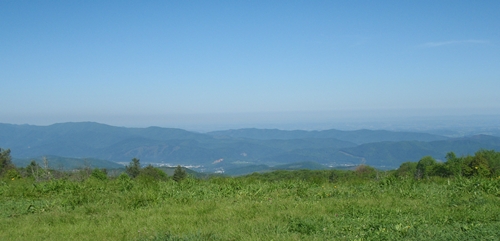 View from Beauty Spot Gap, Appalachian Trail