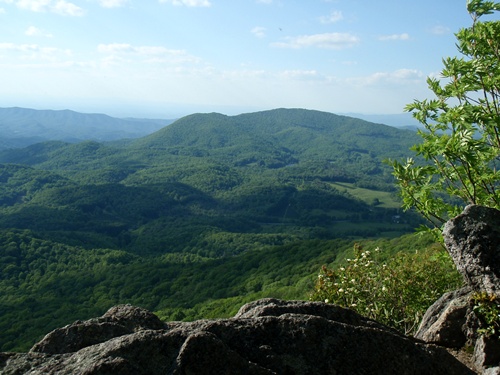 View from the Appalachian Trail, Roan Highlands
