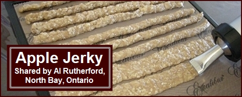 Backpacking Snack: Al's Apple Jerky