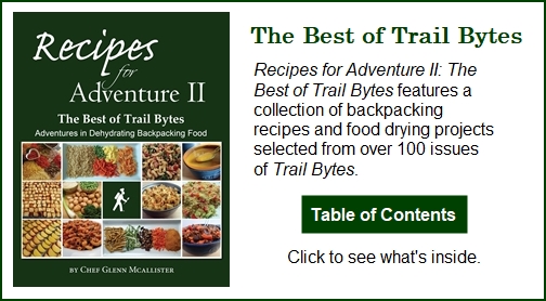 Recipes for Adventure II: The Best of Trail Bytes. Click to see Table of Contents.