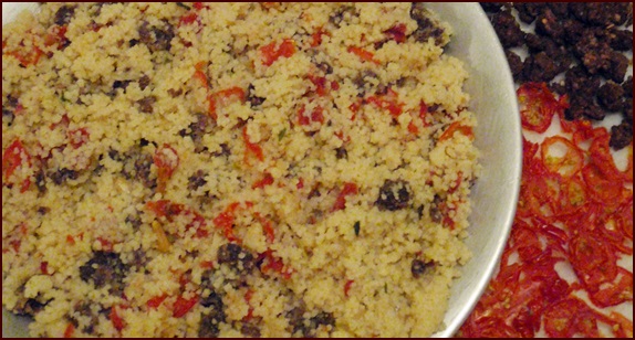 Couscous with Beef & Tomato Backpacking Recipe