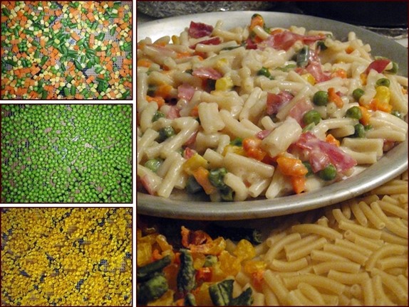 Dehydrating Frozen Vegetables