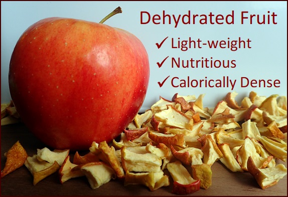 Benefits of Dehydrating Fruit: Light-weight, nutritious, calorically dense.