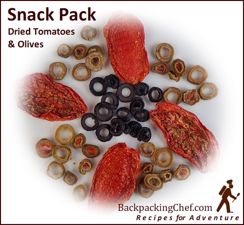 Dried tomatoes and olives make a great trail snack.