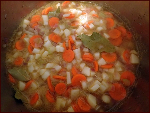 fish chowder vegetables