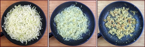 Making caramelized onions without oil