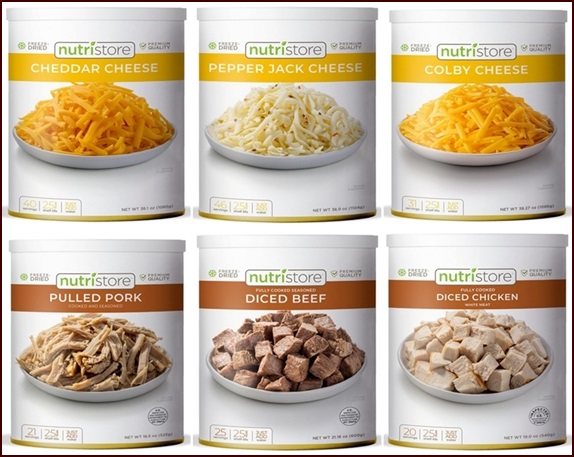 Nutristore Freeze-Dried Cheese & Meat