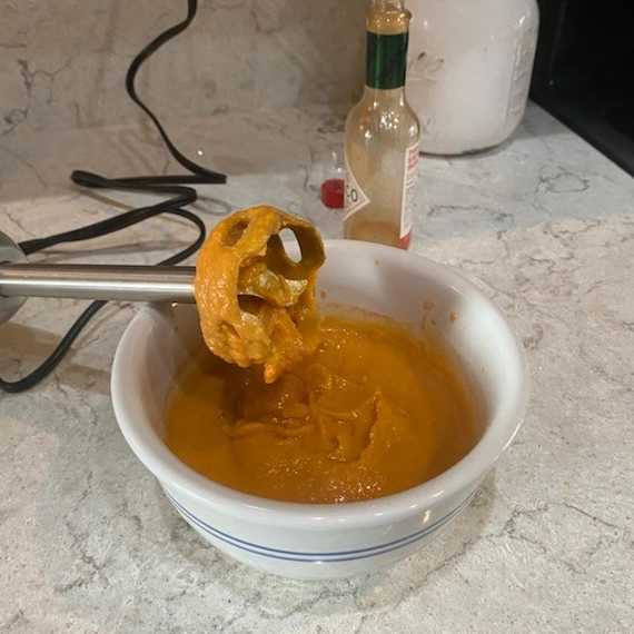 Portable pepper sauce blended. Portable pepper sauce blended.