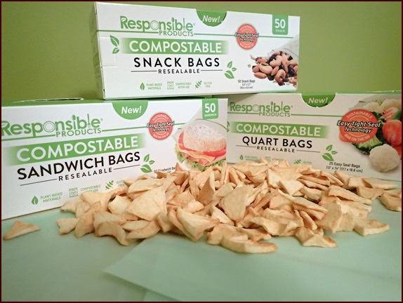 Small Snack Resealable Zip Compostable Food Storage Bags (6.5 x 3.7)