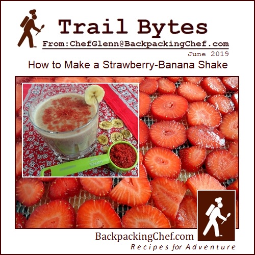 Trail Bytes: How to Make a Strawberry Banana Fruit Shake