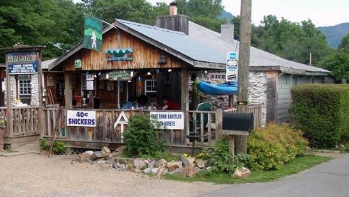 Uncle Johnny’s Nolichucky Hostel, Erwin, TN