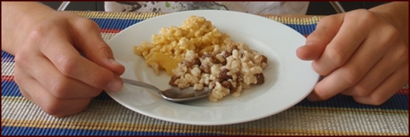 Traditional or Fruity Rice Pudding Backpacking Desserts.