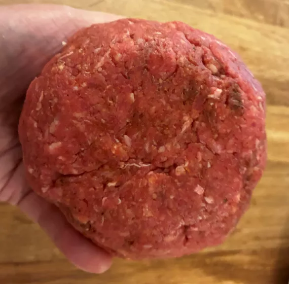 Form ground beef and breadcrumbs into a ball for a 10 minutes. Form ground beef and breadcrumbs into a ball for a 10 minutes.