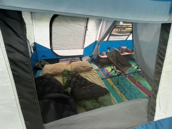 Plenty of room in the new tent! Plenty of room in the new tent!