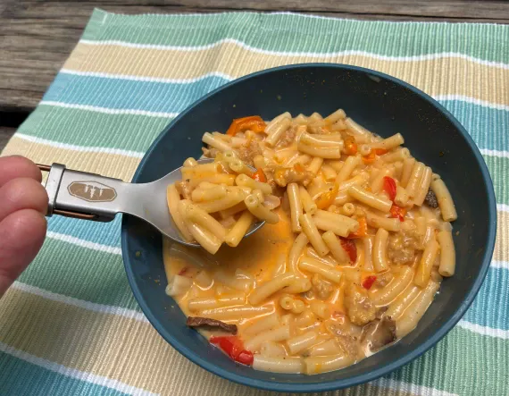 Taco Mac & Cheese with Chicken. Taco Mac & Cheese with Chicken.