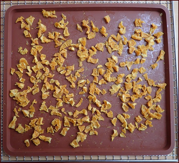 Dehydrated Orange Pieces. Dehydrated Orange Pieces.