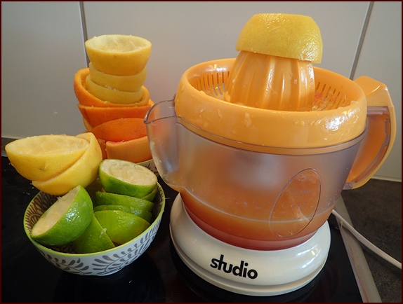 Save the juice while cutting citrus fruits.