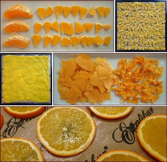 Dehydrating Oranges