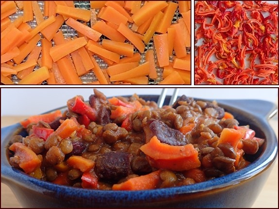 Dehydrating Carrots