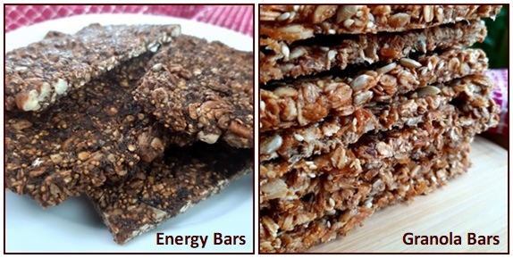 How to make energy bars and granola bars