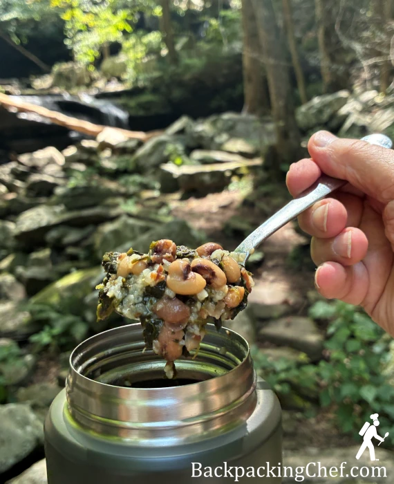 Hoppin' John for lunch. Hoppin' John for lunch.