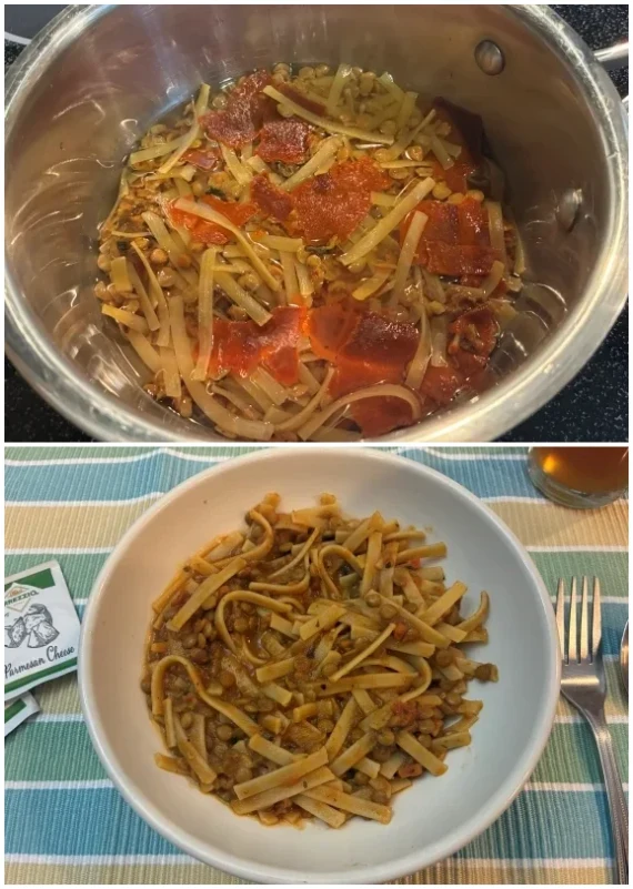 Lentil Bolognese. Lentil Bolognese.