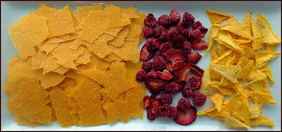Photo shows ingredients for Orange-Mango Spoon Smoothie.