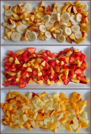 Nectarine Fruit Leather Ingredients.