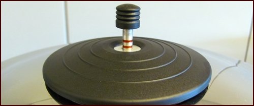 Pressure release valve on pressure cooker.