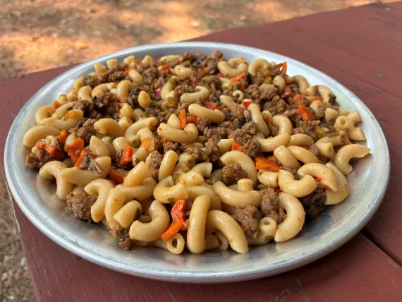 Smoky Mountain Beef with Macaroni. Smoky Mountain Beef with Macaroni.