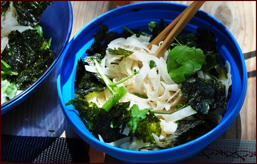 Spicy Coconut Curry with Rice Noodles