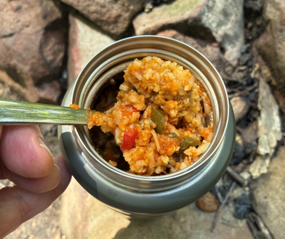 Unstuffed Peppers served in Thermos. Unstuffed Peppers served in Thermos.