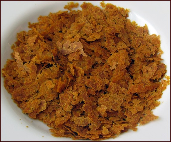 Dried curry-carrot soup.