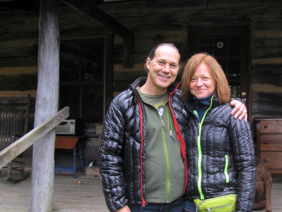 Chef Glenn & Dominique at Woods Hole Hostel, Appalachian Trail, Virginia